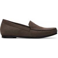 Loulou de Saison Brown PESARO Soft Suede Loafers 261473F121000