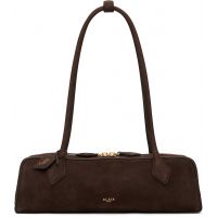 ALAIA Brown Le Teckel Medium Bag 261483F046004