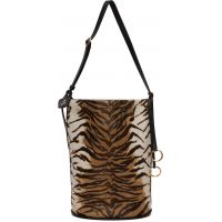 ALAIA Brown Hip Small Bucket Bag 261483F048006