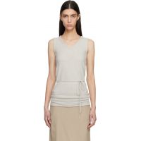 LE17SEPTEMBRE Gray Long Scoop Sleeveless Tank Top 261495F111001