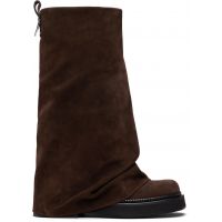 The Attico Brown Robin Combat Boots 261528F115004