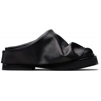 The Attico Black Mini Robin Sabot Loafers 261528F121001
