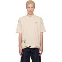 AAPE by A Bathing Ape Beige AAPEUNVS Graphic T-shirt 261547M213005