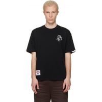 AAPE by A Bathing Ape Black Logo Patch T-shirt 261547M213015