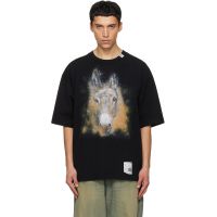 Maison MIHARA YASUHIRO Black Horse Printed T-shirt 261551M213007