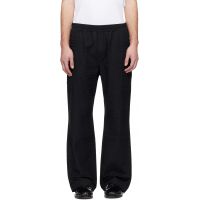 Ernest W. Baker Black Straight Fit Track Pants 261600M191006