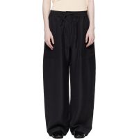 Studio Nicholson Black Capel Twill Trousers 261608F087023