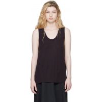 Studio Nicholson Burgundy Votan Jersey Tank Top 261608F111002