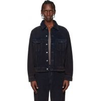 Studio Nicholson Navy Aaron Levine Edition Derby Corduroy Jacket 261608M180001