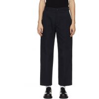 Studio Nicholson Navy Balos Trousers 261608M191016