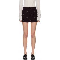Rier Purple Walker Flowers Miniskirt 261661F090002