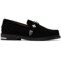 Toga Virilis SSENSE Exclusive Black Metal Loafers 261688M231025