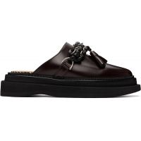 Toga Virilis Brown Hard Leather Slip-on Loafers 261688M231046
