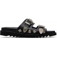 Toga Virilis Black Buckle Sandals 261688M234007