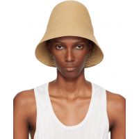 TOTEME Beige Paper Sun Bucket Hat 261771F015000
