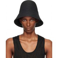 TOTEME Black Paper Sun Bucket Hat 261771F015001