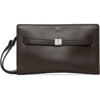 TOTEME Brown Belted Leather Crossbody Bag 261771F048007