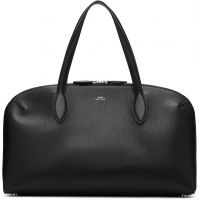 TOTEME Black Medium Grained-Leather Day Tote 261771F049000