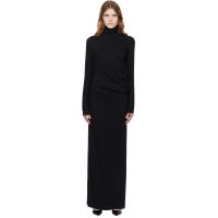 TOTEME Black Long Twist Maxi Dress 261771F055001