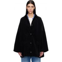 TOTEME Black Cord Overshirt Chore Jacket 261771F063002