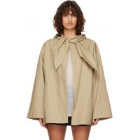 TOTEME Beige Technical Scarf Jacket 261771F063005