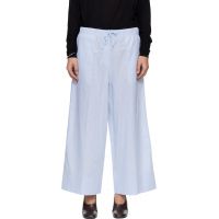 TOTEME Blue Wide Summer Trousers 261771F087010