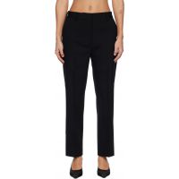 TOTEME Black Cropped Suit Trousers 261771F087029