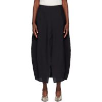 TOTEME Black Parachute Maxi Skirt 261771F093000
