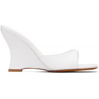 Maryam Nassir Zadeh White Lido Wedge Heeled Sandals 261779F125022