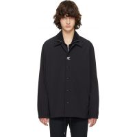 Courreges Black Printed Coach Jacket 261783M180005