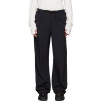 The North Face Black TNF Red Box Nylon Belted Trousers 261802M191001