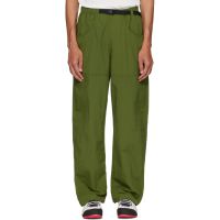 The North Face Khaki TNF Red Box Nylon Belted Trousers 261802M191002