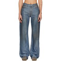 OUR LEGACY Blue Wata Cut Jeans 261803F069001