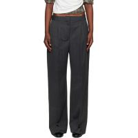 OUR LEGACY Gray Universe Trousers 261803F087002