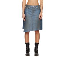 OUR LEGACY Blue Craft Denim Midi Skirt 261803F090001
