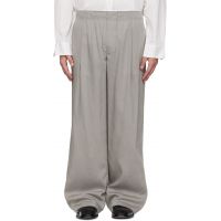OUR LEGACY Gray Leisure Trousers 261803M191007