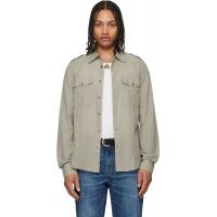 OUR LEGACY Taupe Lean Shirt 261803M192011