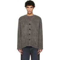 OUR LEGACY Gray Wool Cardigan 261803M200005