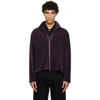 OUR LEGACY Gray & Red Shrunken Fullzip Track Jacket 261803M202002
