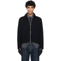 OUR LEGACY Black Shrunken Fullzip Track Jacket 261803M202003
