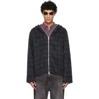 OUR LEGACY Gray Full Zip Hoodie 261803M202010