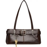 OSOI Brown Shoulder Brocle Mini Bag 261811F048015