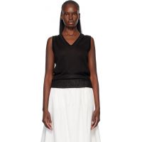 Nothing Written Black Dore Sleeveless Knit Top 261814F111000