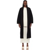 Lauren Manoogian Black Long Shawl Cardigan 261874F095002