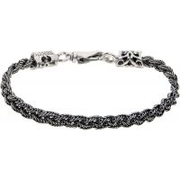 Emanuele Bicocchi Tiny Fishtail Braid Bracelet 261883M142001