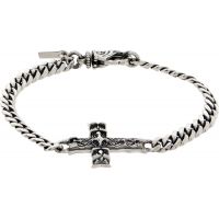 Emanuele Bicocchi Chain Notre-Dame Cross Bracelet 261883M142034