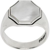 Emanuele Bicocchi Signet Flourish Ring 261883M147034