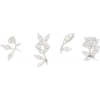 SHUSHU/TONG YVMIN Edition Zircon Floral Gemstone Earring Set 261901F022001