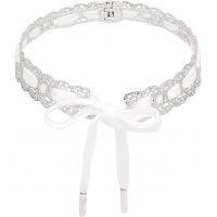 SHUSHU/TONG Braided Lace Choker 261901F023008