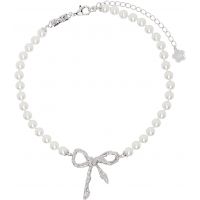 SHUSHU/TONG YVMIN Edition Twisted Rope Bow Pearl Necklace 261901F023010